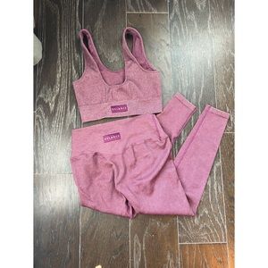 Balance athletica ribbed athleisure set